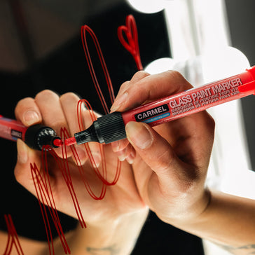 751-002 | Edding Red 2 mm Fine Tip Paint Marker Pen for use with Wood, Metal, Plastic, Glass | RS