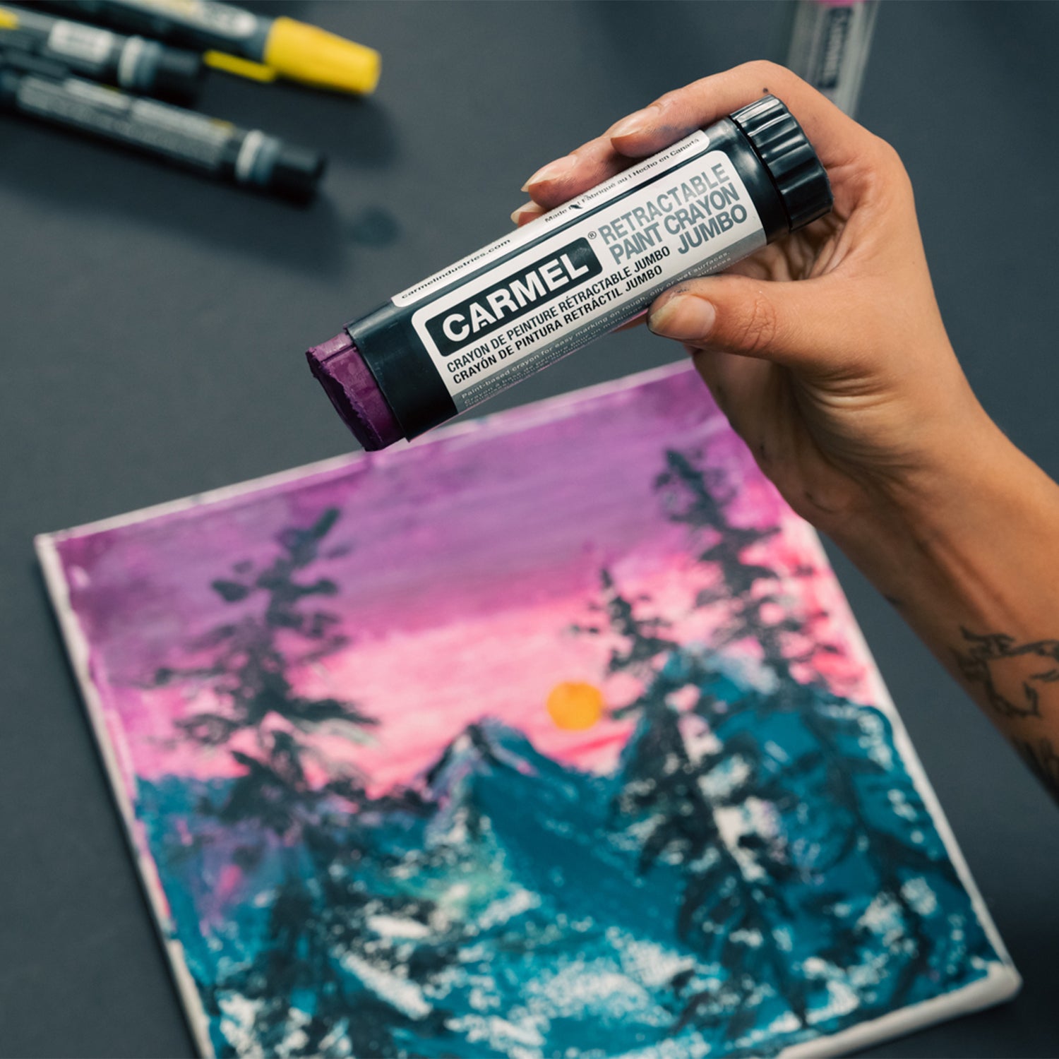 Marcador de pintura sólido - regular y jumbo