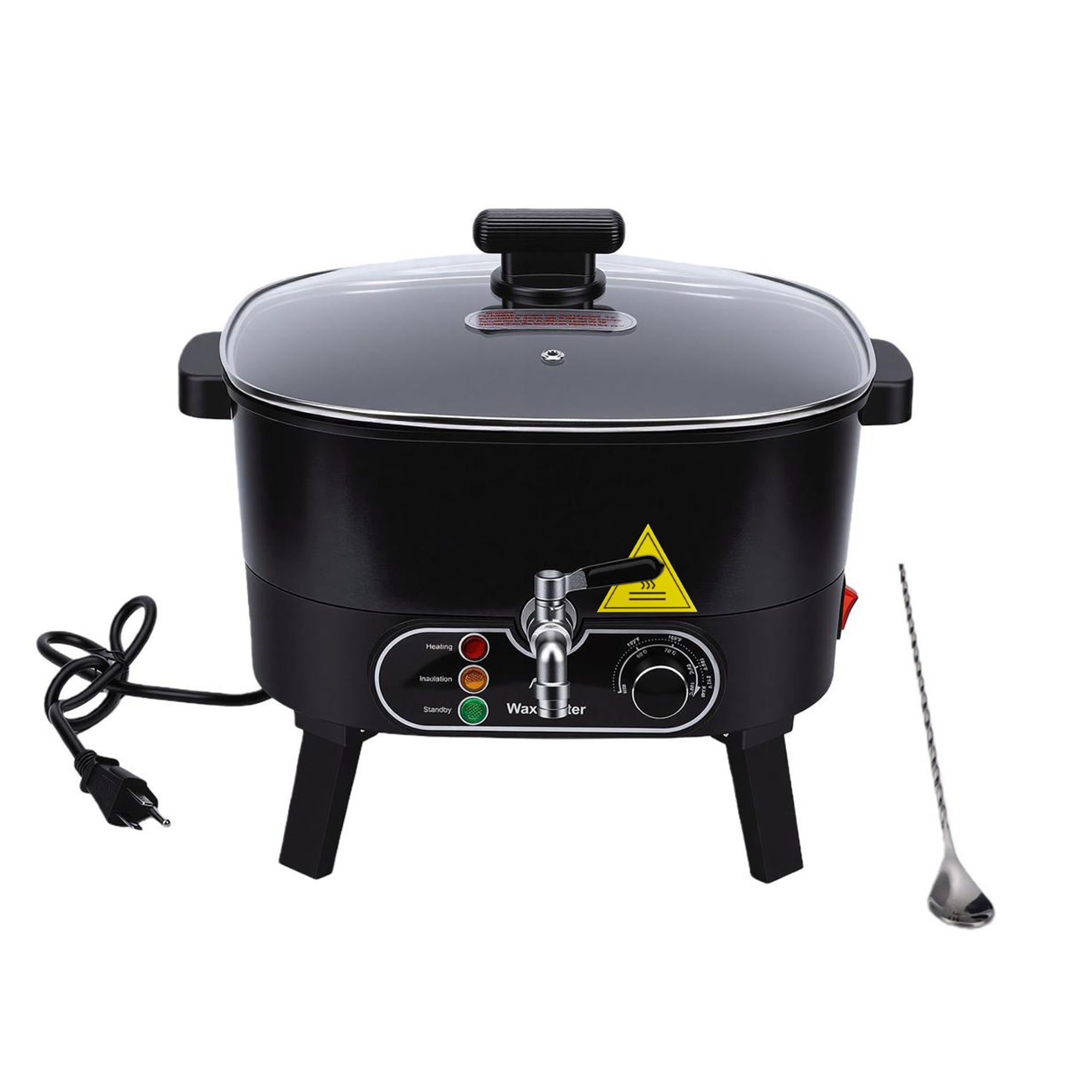 Electric Wax Melter with Temperature Control – 6L Stainless Steel