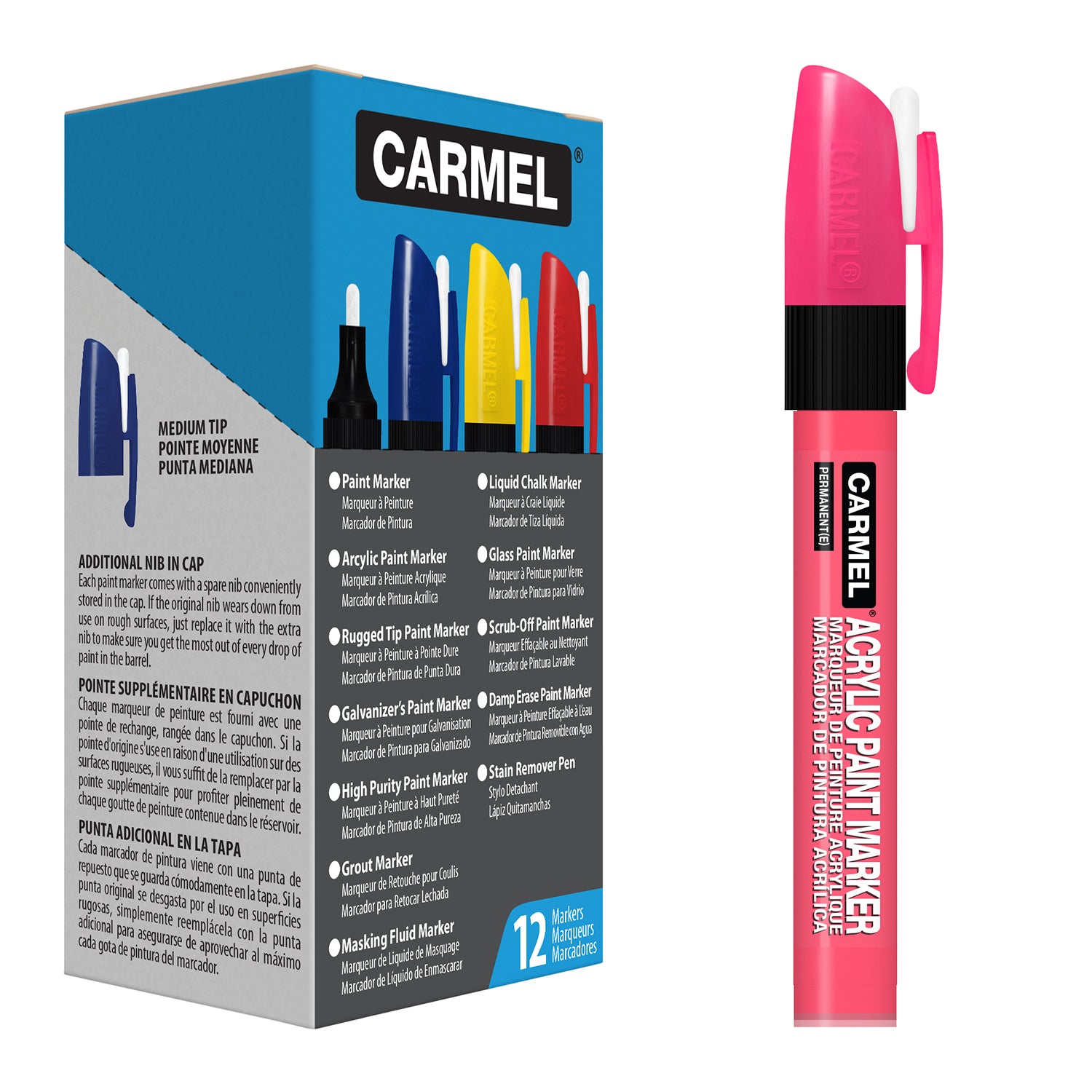 Marcador con Pintura Acrílica