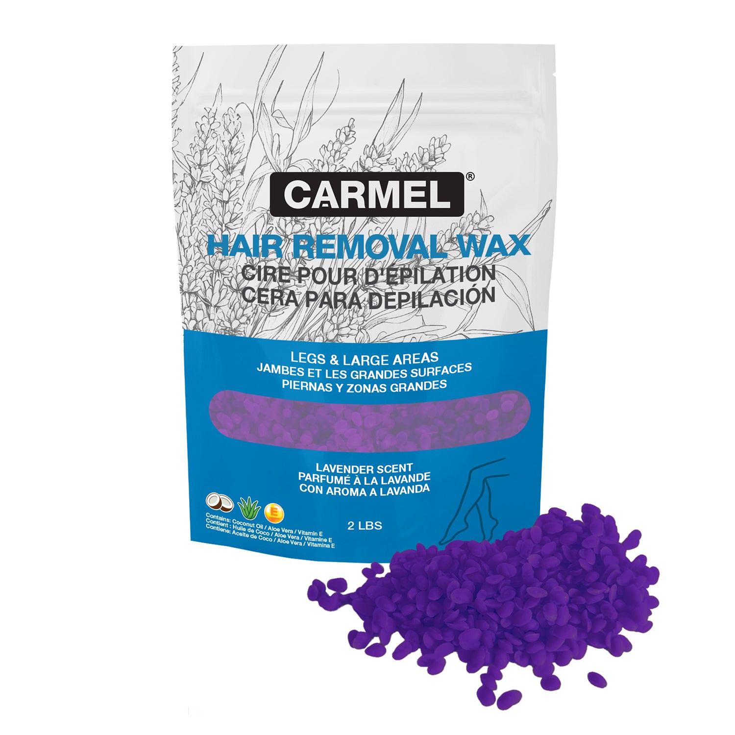 Hair Removal Wax - For Legs & Large Areas