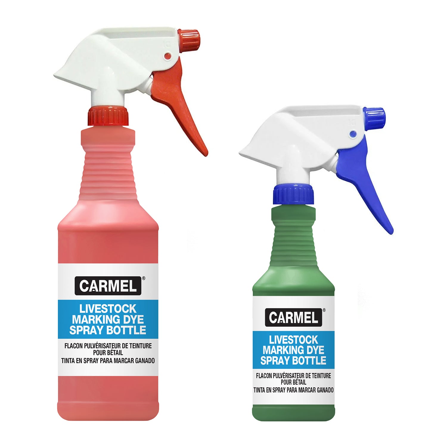 Flacon pulvérisateur de colorant concentré pour bétail