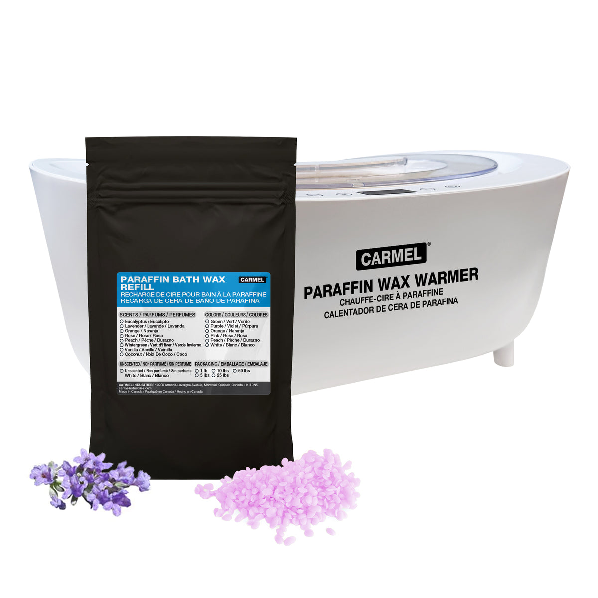 Paraffin Bath Wax Refill with Wax Warmer