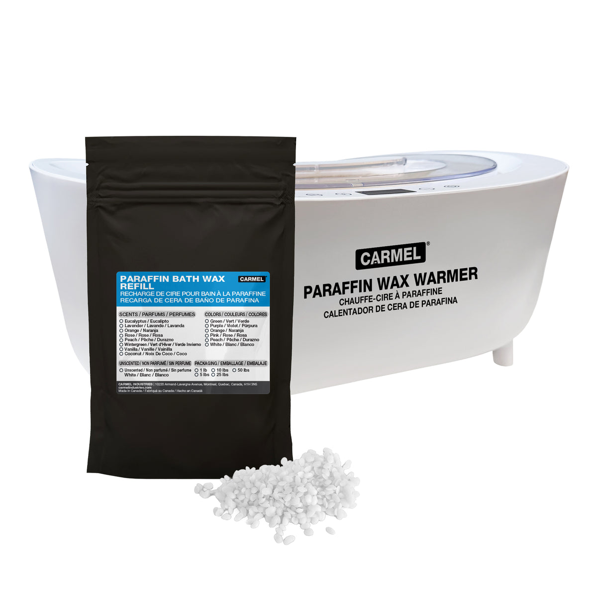 Paraffin Bath Wax Refill with Wax Warmer