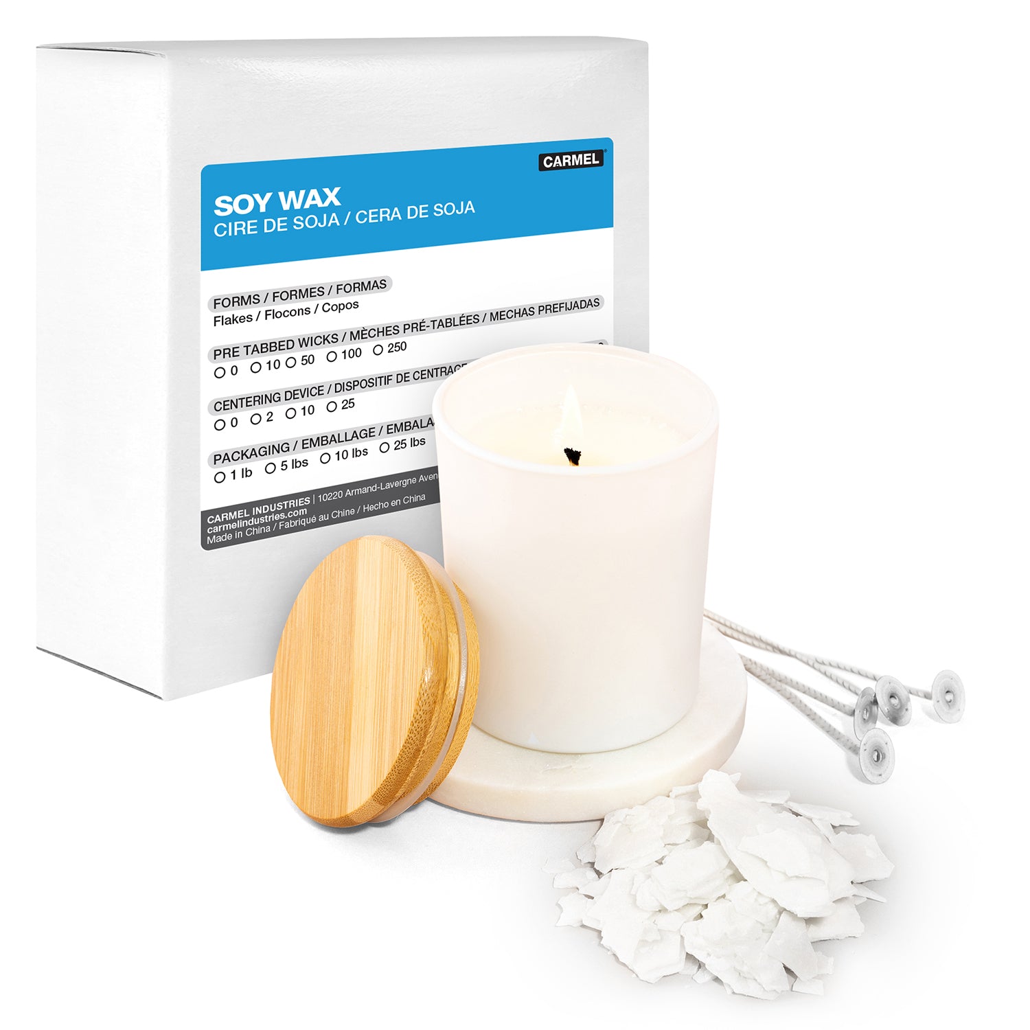 Soy Wax with Candle Making Kit