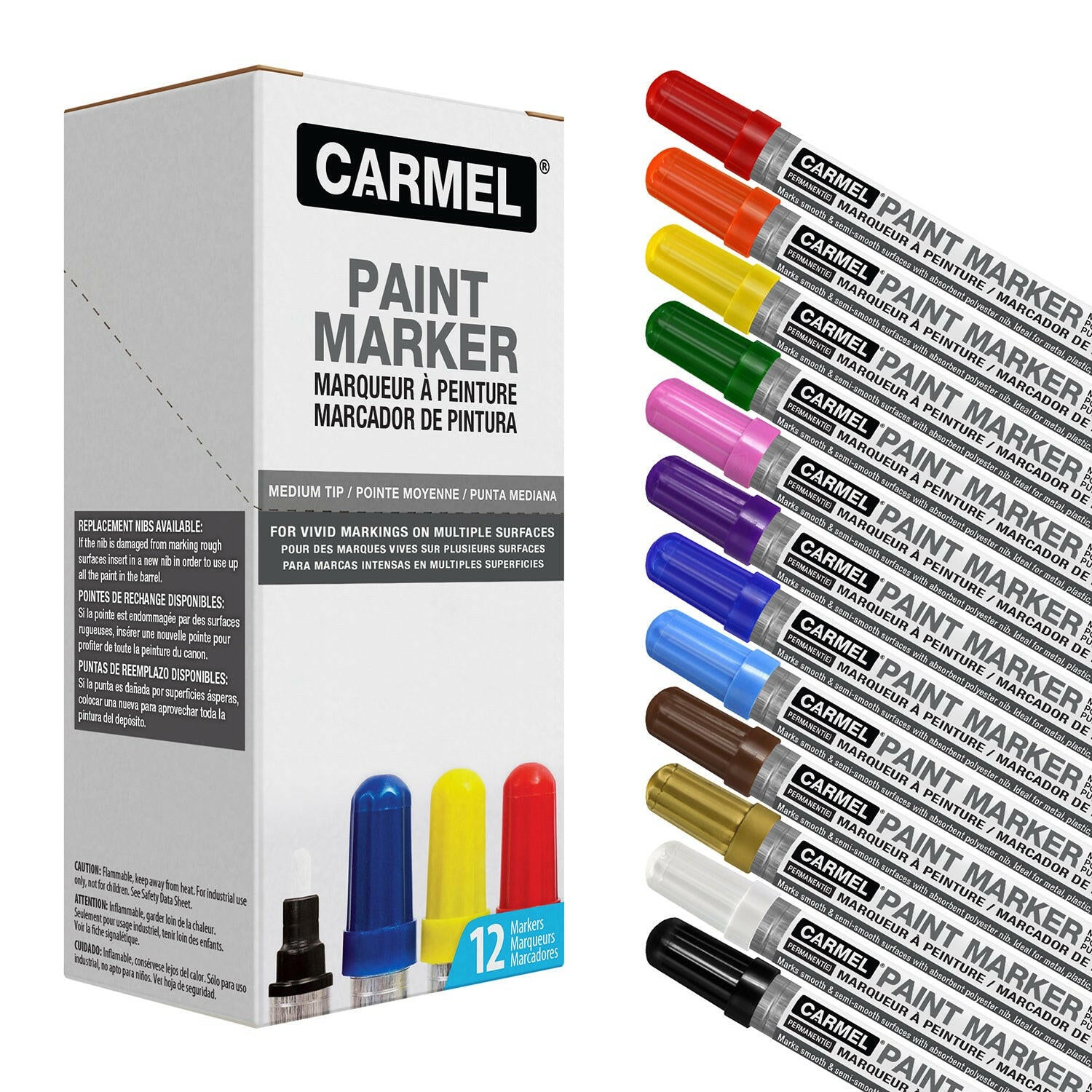 Paint Marker - Medium, Large & Fine-Tip