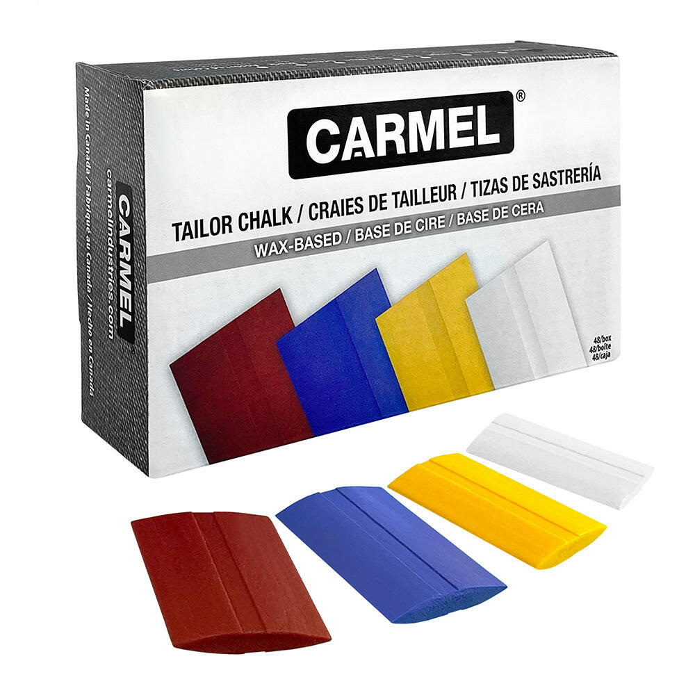 Carmel Tailor Pencil, Box of 12 (White), Fabric Pencil, Sewing Marker,  Applies Markings to Textiles