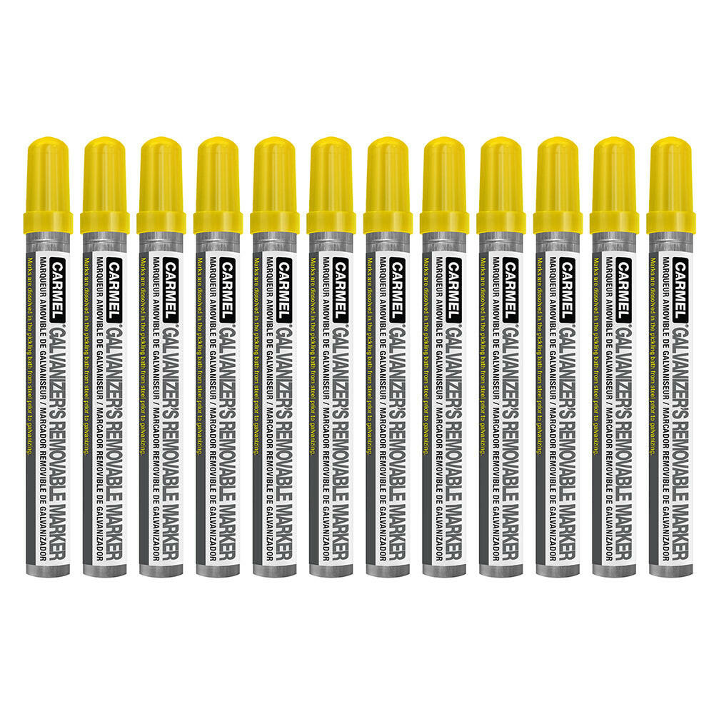 Galvanizer's Removable Paint Marker - Box of 12.