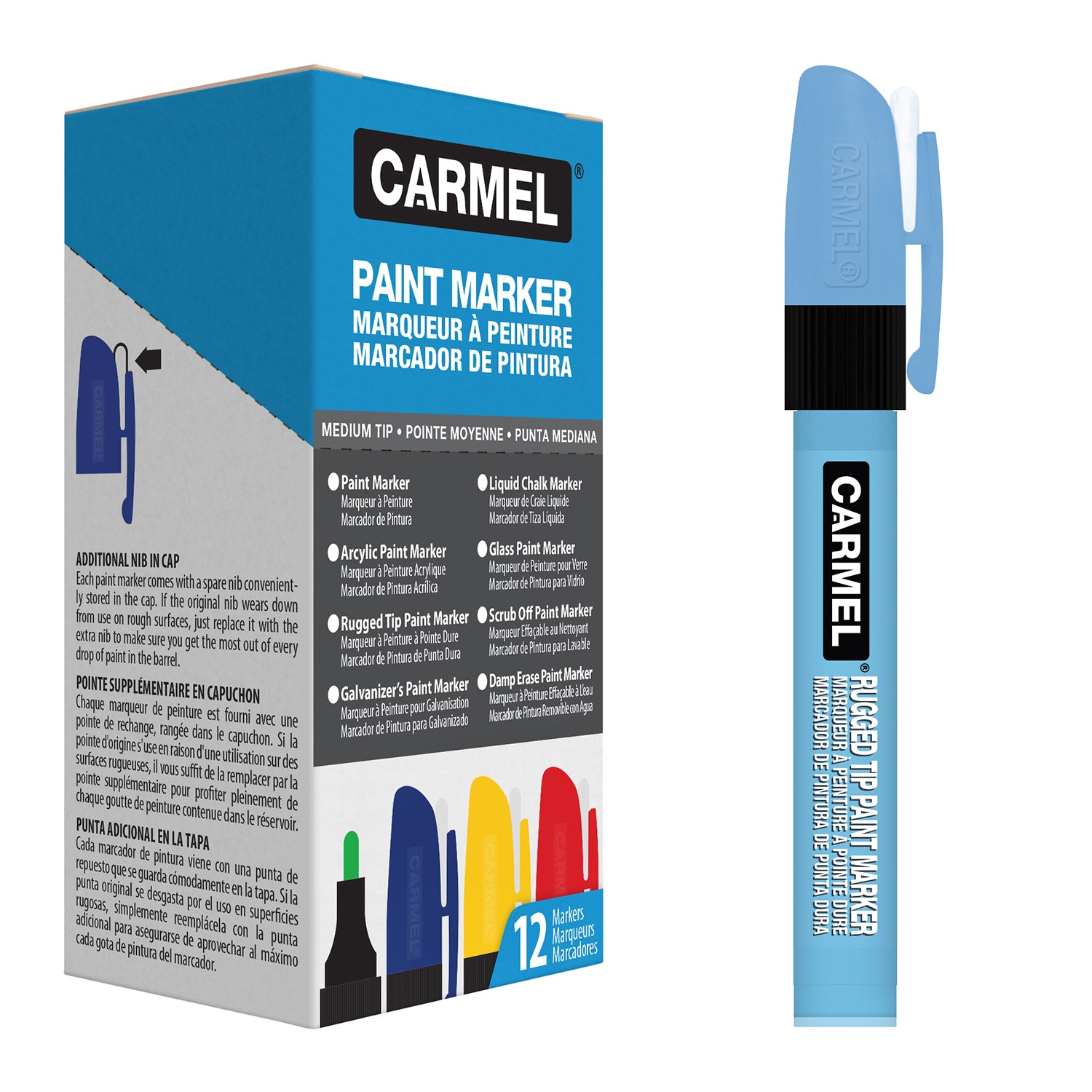 Hard Tip Paint Marker.