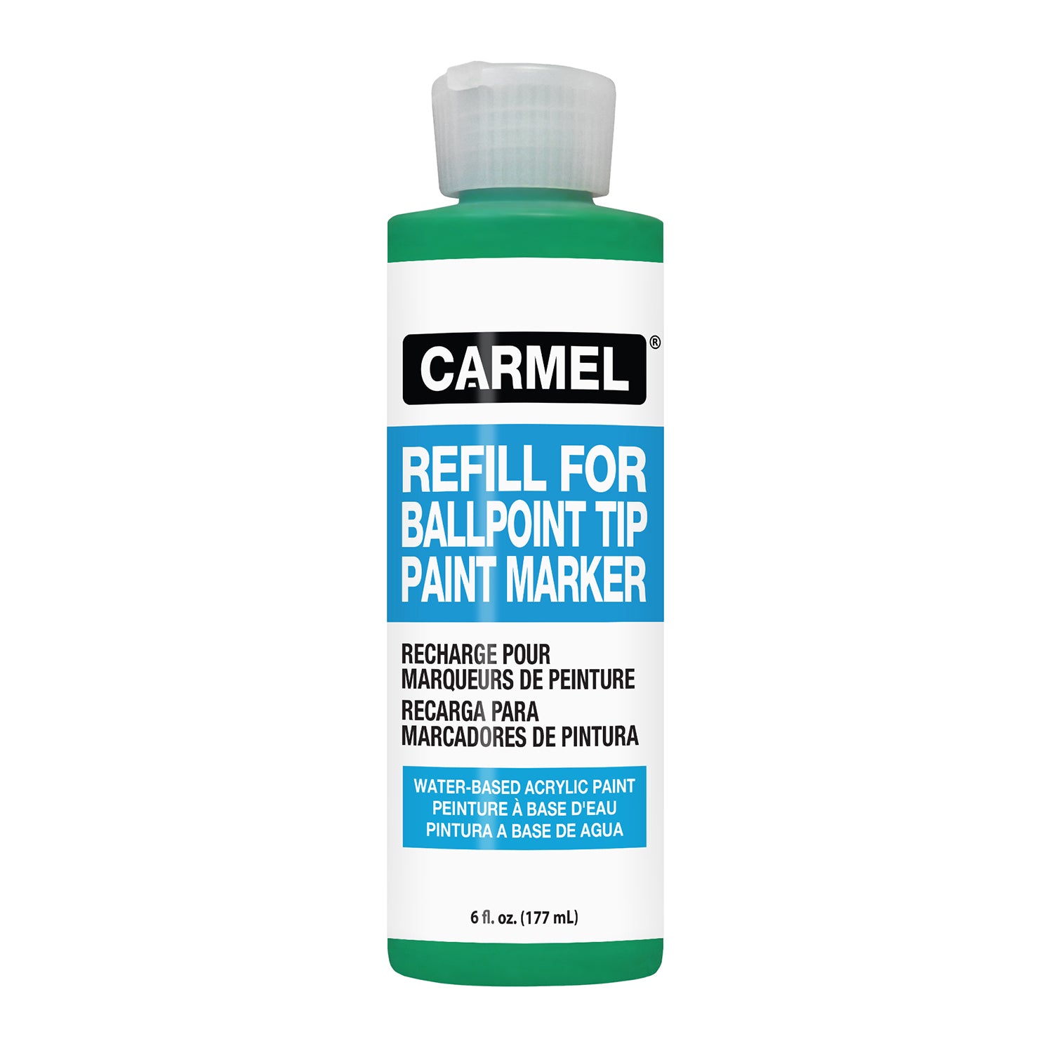 Refill Paint for Ballpoint Tip Markers.