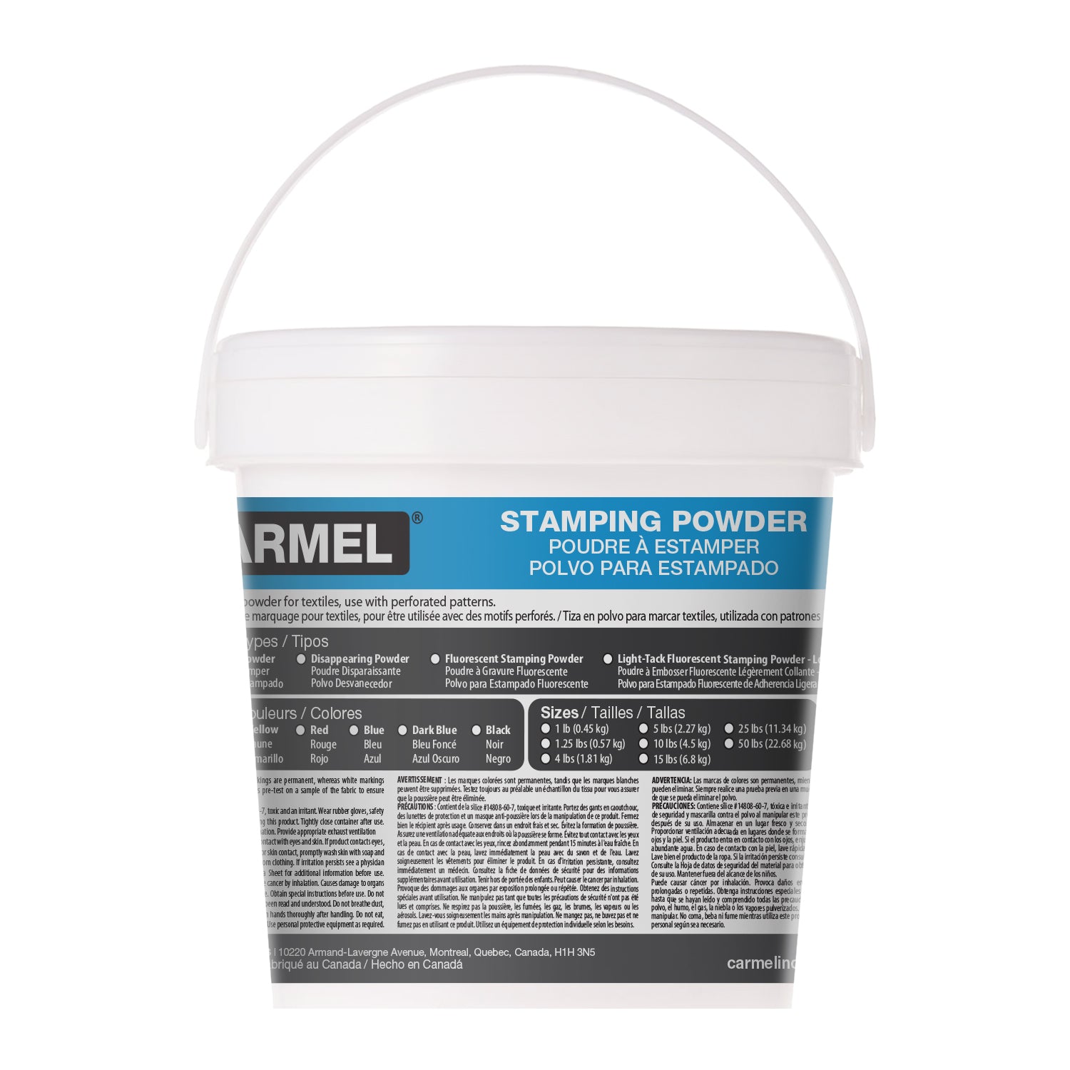 Disappearing Textile Stamping Powder.